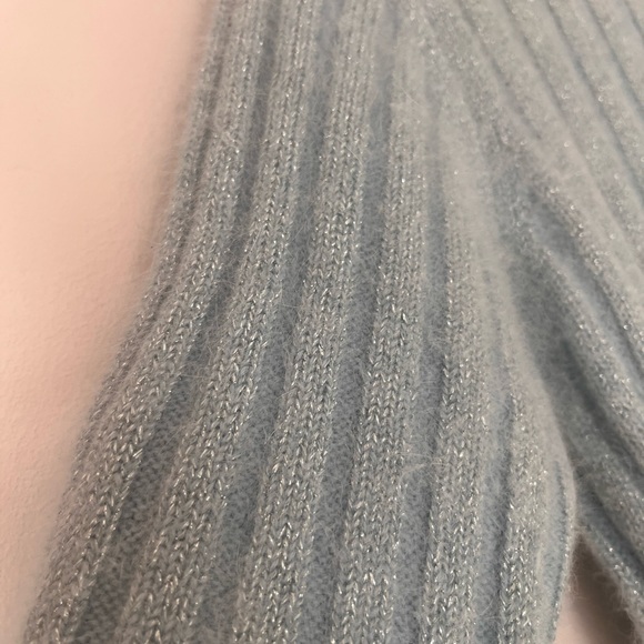 Un Deux Trois, size 36/38, blue, wool, angora, sweater, half sleeves - Picture 14 of 14